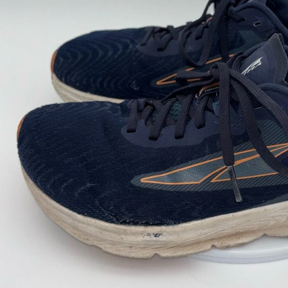 ALTRA Running Sneaker Shoe Women's Torin 6‎ Navy Orange Athletic Toe Box 9